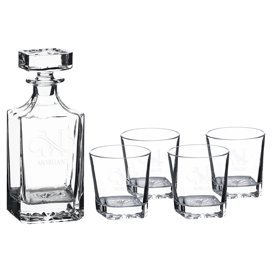 Personalized Polar Camel 750 mL Whiskey Decanter Set