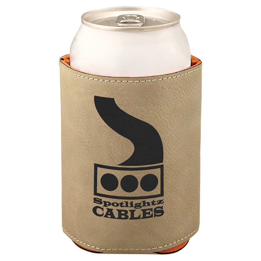 Custom Leatherette Can Cooler