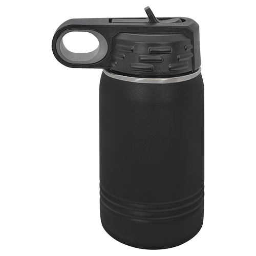 Black: blank water bottle
