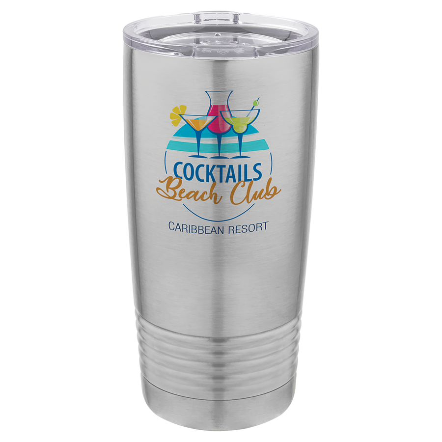 Custom Polar Camel 20 oz Sublimation Ringneck Tumbler